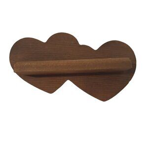 Double Heart Shaped Curio Shelf